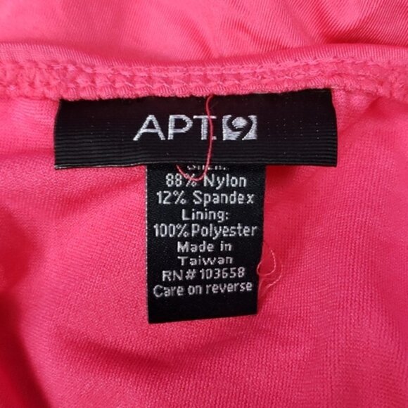 3/$15 new apt 9 side tie corral colored bikini bottom womens size 10 - Picture 2 of 6